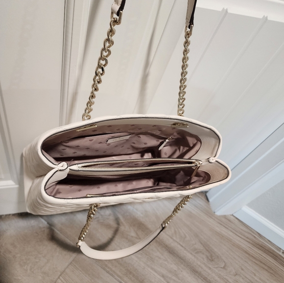 Kate Spade Woman's Carey Quilted Leather Tote Bag Chain Shoulder and - Picture 4 of 6